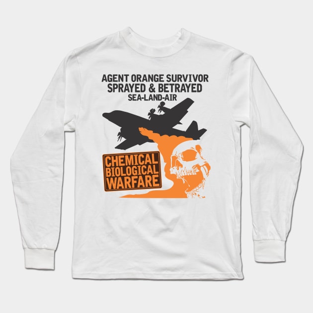 Agent Orange Long Sleeve T-Shirt by stuff101